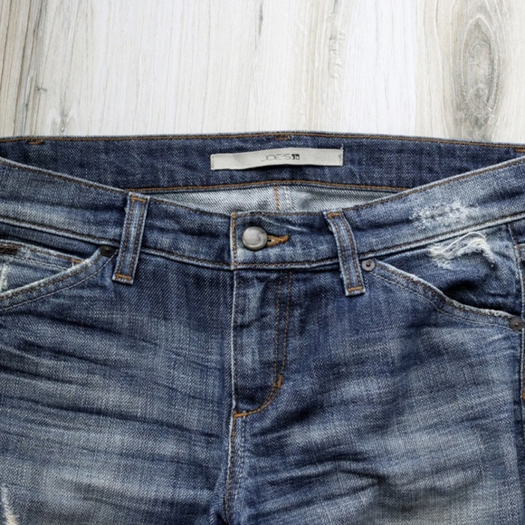 Joe's Jeans Distressed Denim Shorts - Picture 5 of 6